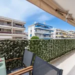 Lägenhet 1-br With Terrace Palm Close To Beaches *